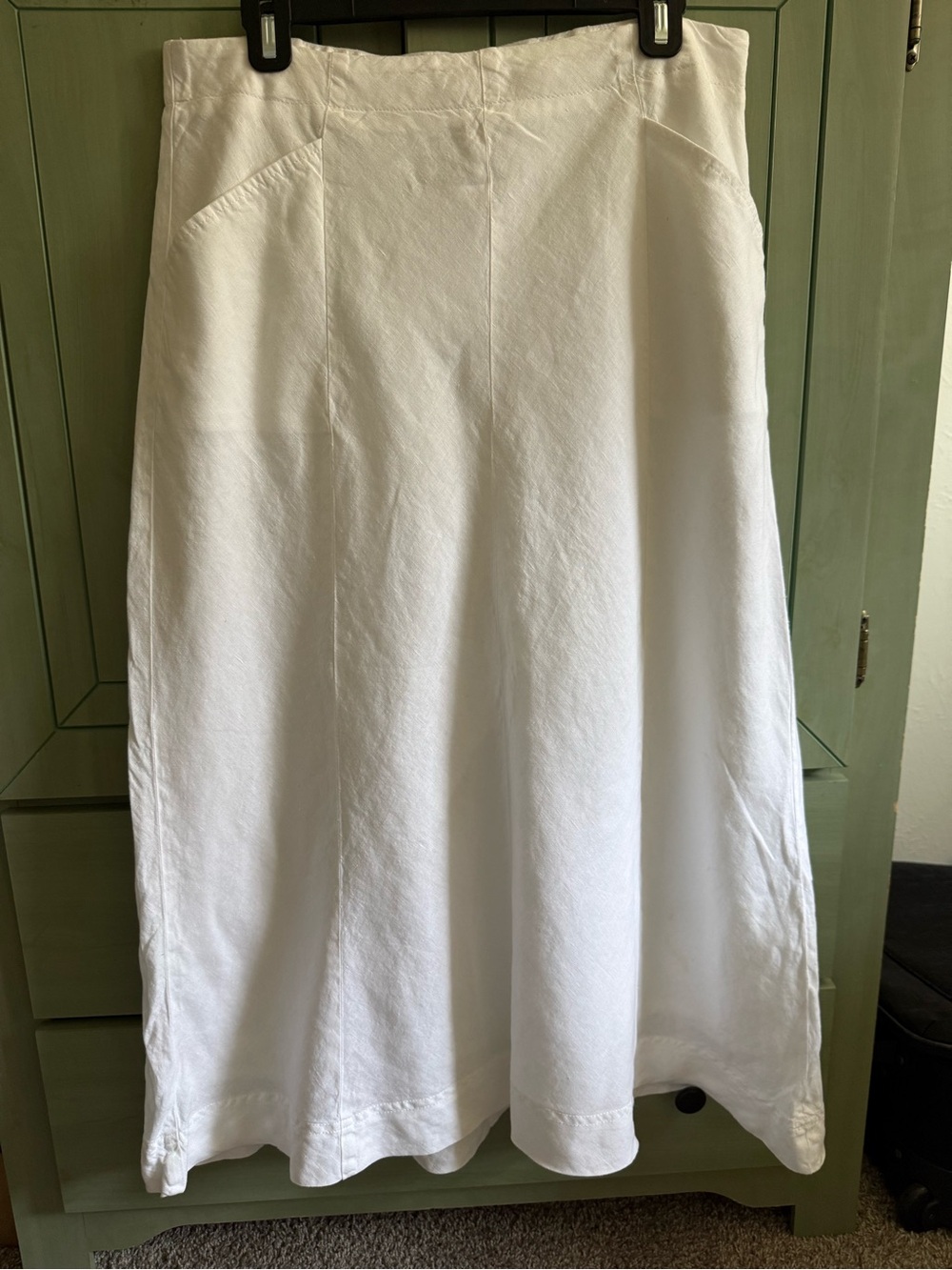 J. Jill Cream A-Line Midi Skirt - Picture 2 of 9